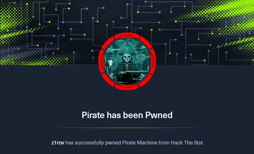 Pirate HTB cover
